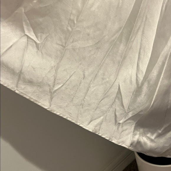 New ELLIATT Aisle Dress in White Size S satin maxi wedding bridal gown silk - Picture 11 of 12